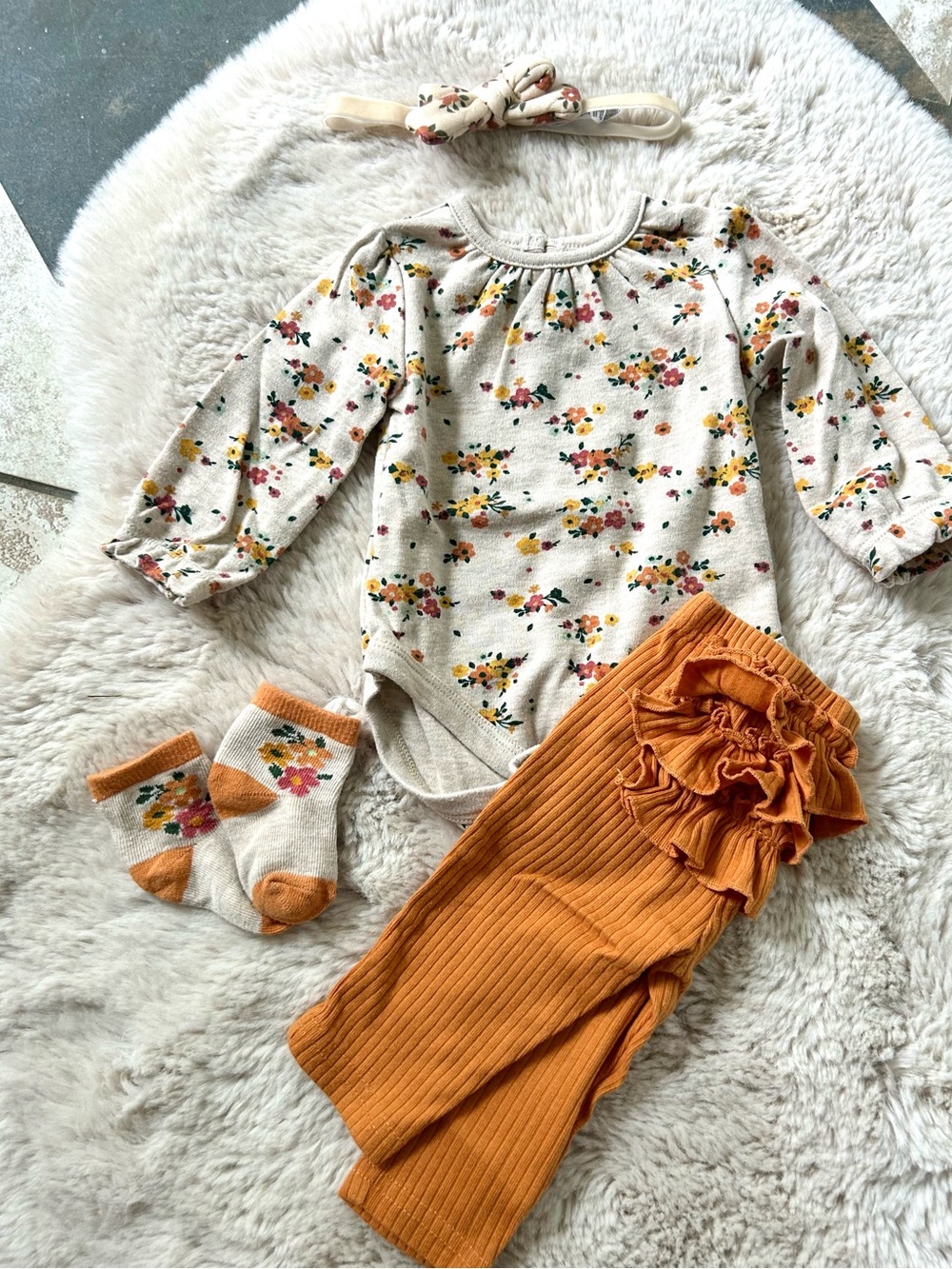 Baby Girls Fall Outfit Set